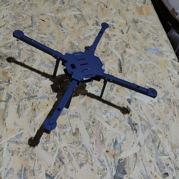 Рама 15" для дрона квадрокоптера FPV дрона квадро 15 дюймів ФПВ алюмінієва рама коптера, з алюмінію Bounce ar. KV15-P2 KV15-P2 фото