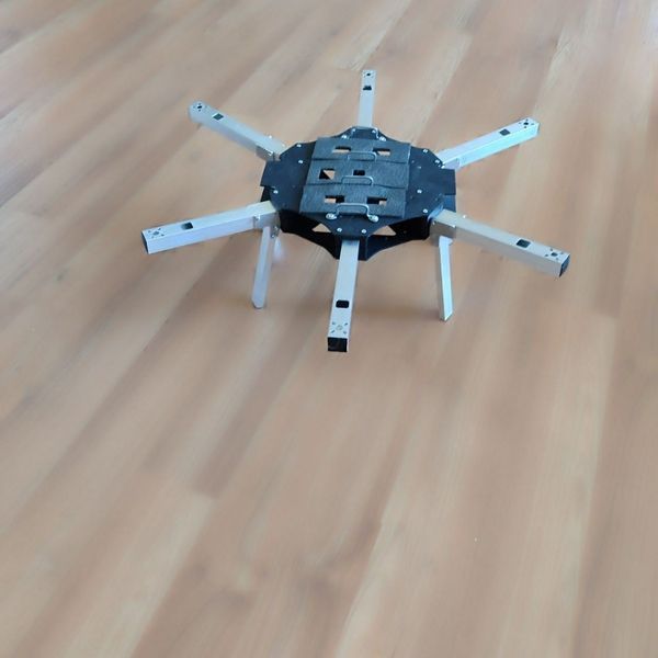 Рама 10" для  дрона гексокоптера FPV дрона гексо 10 дюймів ФПВ алюмінієва рама мультикоптера, з алюмінію Bounce ar. G10N-NN G10N-NN фото