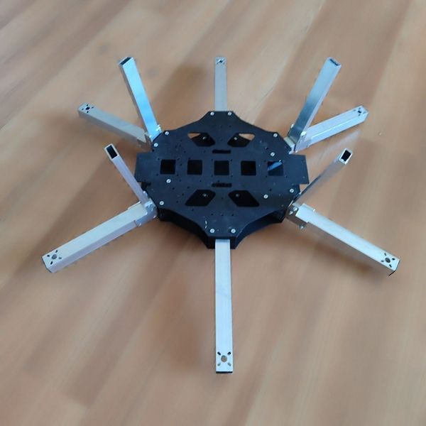 Рама 10" для  дрона гексокоптера FPV дрона гексо 10 дюймів ФПВ алюмінієва рама мультикоптера, з алюмінію Bounce ar. G10N-NN G10N-NN фото