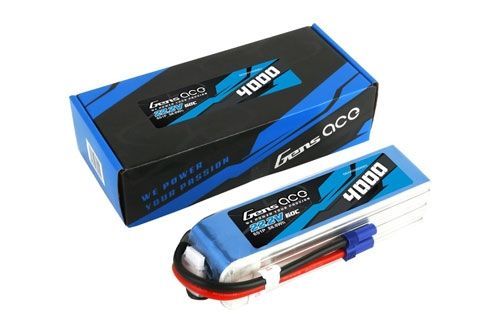 Аккумулятор к дрону батарея для квадрокоптера Gens Ace LiPo 4000 mAh 22.2V 60C 6S 1P EC5 (GEA40006S60E5) GEA40006S60E5 фото