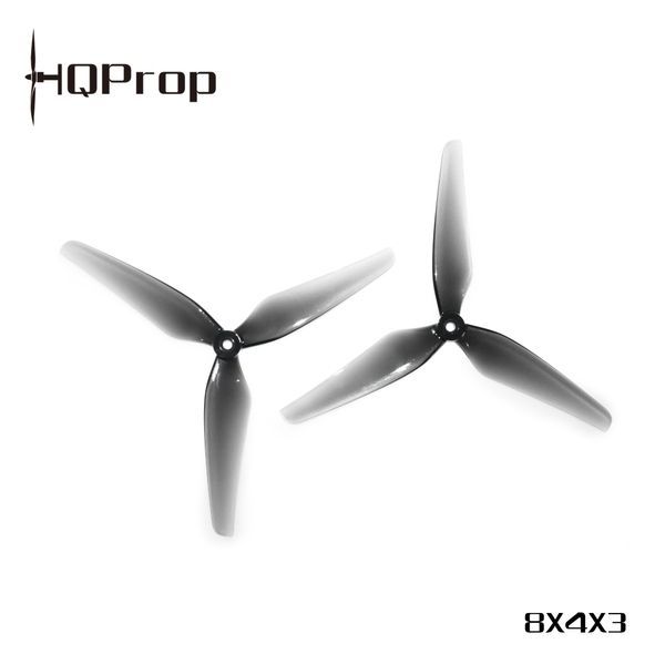 Пропелери 8X4X3 HQProp Grey (2CW+2CCW) Poly Carbonate (2CW+2CCW) HQ 8х4х3 Poly Carbonate 8X4X3-2+2 фото