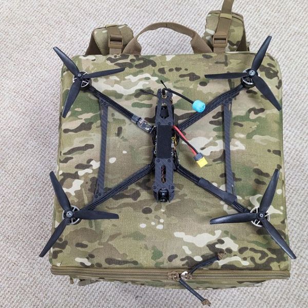 Рюкзак для дронів FPV на 9 шт, розмір квадрокоптера ФПВ 10 дюймів з пропелерами, каркасний, Bounce ar. 04124-42 04124-42 фото