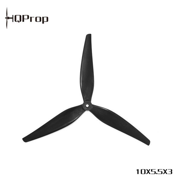 Пропелери 1055 HQProp 10X5.5X3 (2CW+2CCW) Нейлон HQ MacroQuad Prop 10х5.5х3 до дрону квадрокоптеру 2+2шт 10X5.5X3 фото