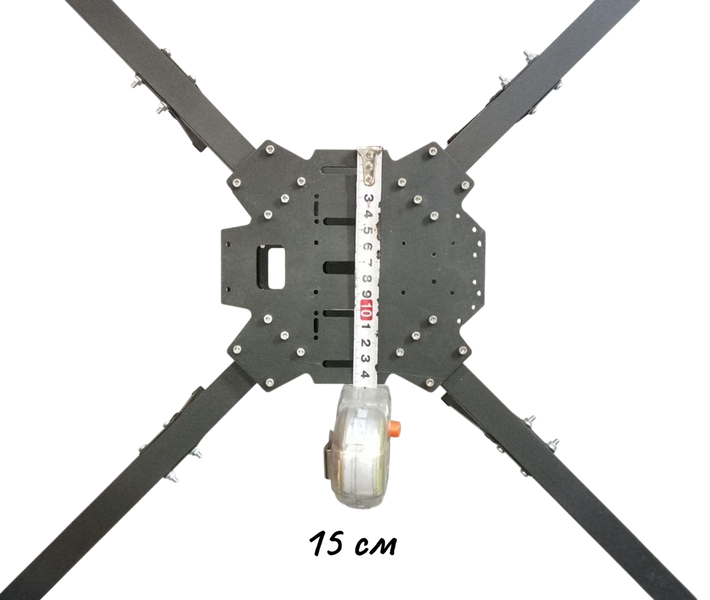 Рама 22" для дрона квадрокоптера FPV дрона квадро 22 дюймов алюминиевая рама ФПВ коптера, из алюминия Bounce ar. KV22-P2 KV22-P2 фото