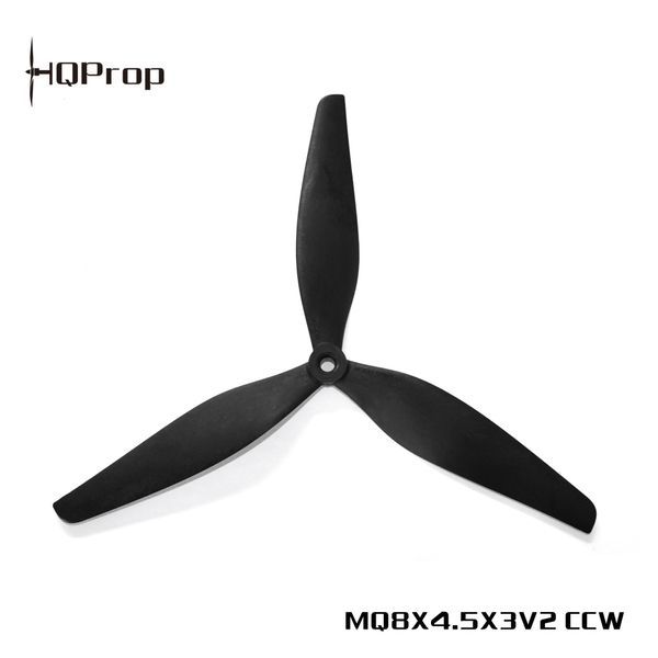 Пропеллеры 8X4.5X3V2 MQ HQProp (2CW+2CCW) Нейлон HQ MacroQuad Prop 8х4.5х3 V2 к дрону квадрокоптеру 2+2шт MQ8X4.5X3V2 фото