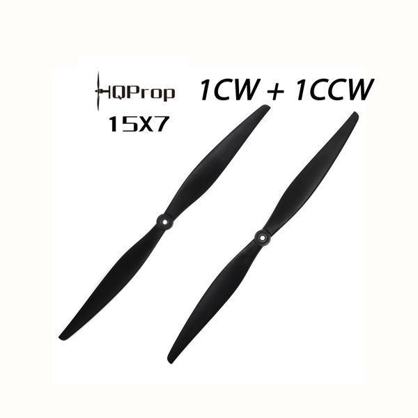 Пропелери 15X7 HQProp (1CW+1CCW) Нейлон HQ 15х7 до дрона квадрокоптера 1+1шт 15X7 фото